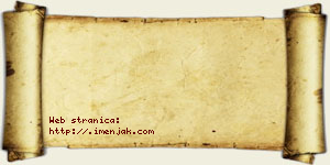 Jana Peković vizit kartica